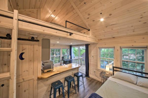 Idyllic Edgecomb Forest Studio with Deck and Balcony!
